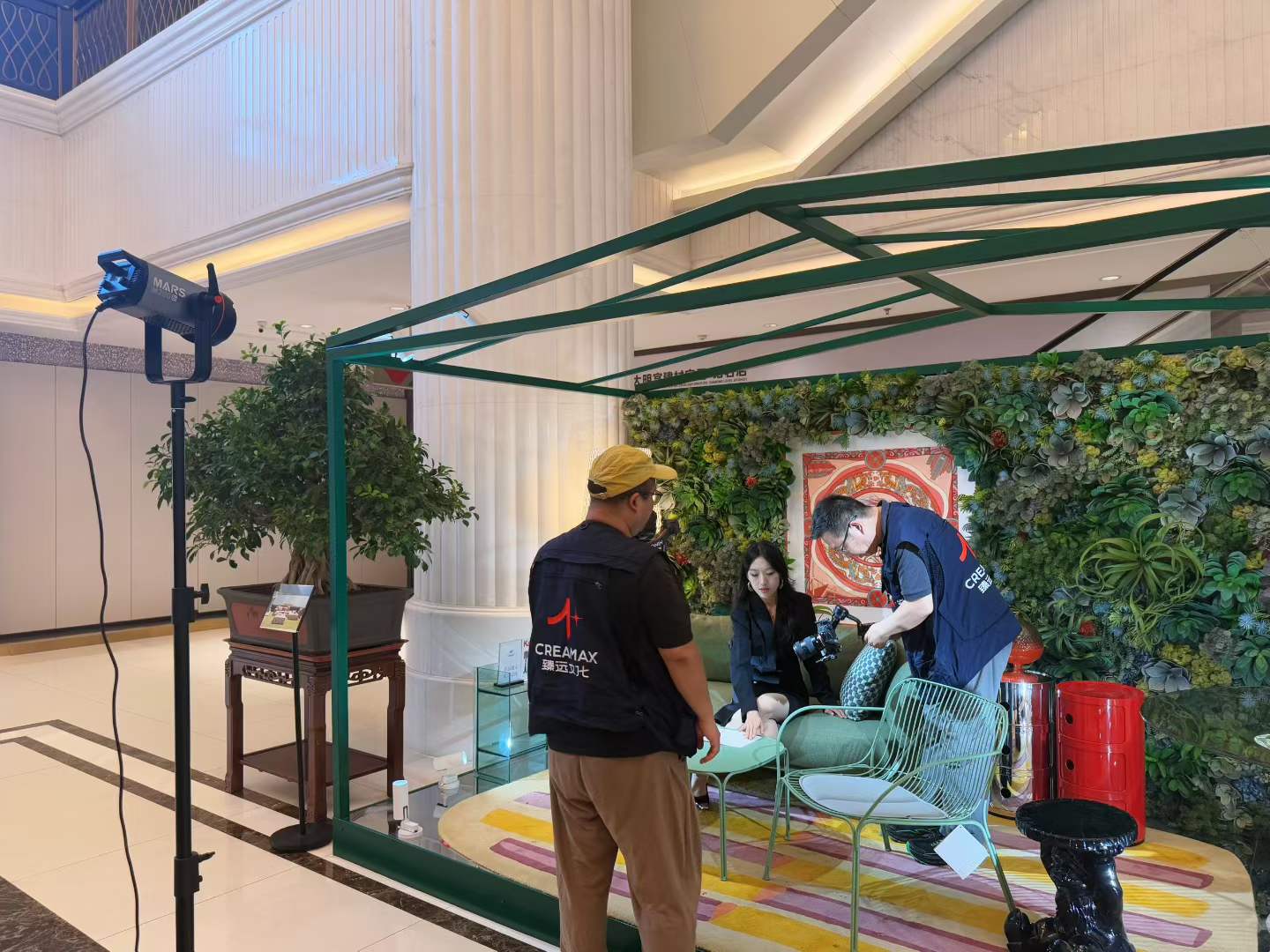 臻远文化场景拍摄:绿植景观空间